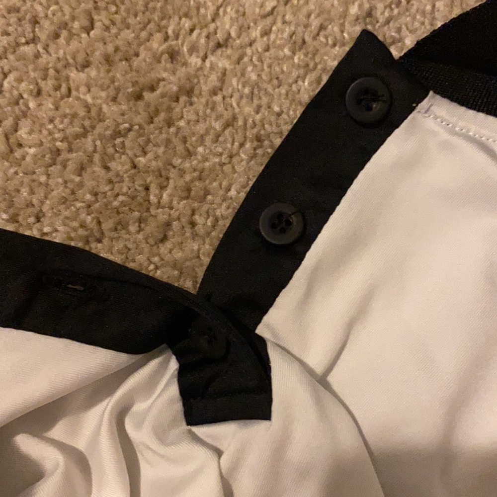 collared white tee - Picture 6 of 7